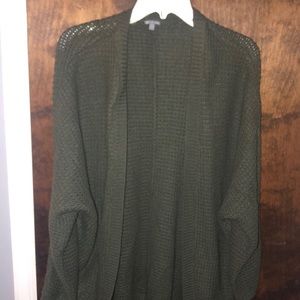 Green cardigan